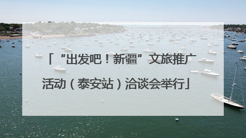 “出发吧！新疆”文旅推广活动（泰安站）洽谈会举行