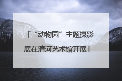 “动物园”主题摄影展在清河艺术馆开展