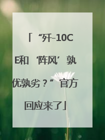 “歼-10CE和‘阵风’孰优孰劣？”官方回应来了