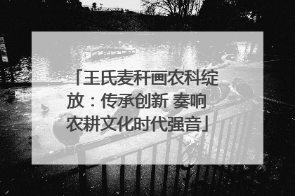 王氏麦秆画农科绽放：传承创新 奏响农耕文化时代强音