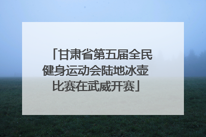 甘肃省第五届全民健身运动会陆地冰壶比赛在武威开赛