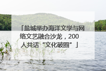 盐城举办海洋文学与网络文艺融合沙龙，200人共话“文化破圈”