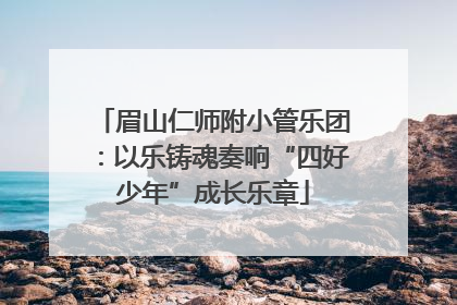 眉山仁师附小管乐团：以乐铸魂奏响“四好少年”成长乐章