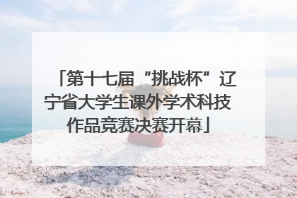 第十七届“挑战杯”辽宁省大学生课外学术科技作品竞赛决赛开幕