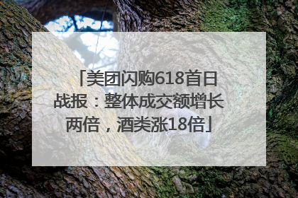 美团闪购618首日战报：整体成交额增长两倍，酒类涨18倍