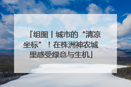 组图丨城市的“清凉坐标”！在株洲神农城里感受绿意与生机
