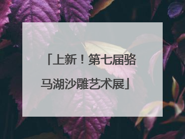 上新！第七届骆马湖沙雕艺术展