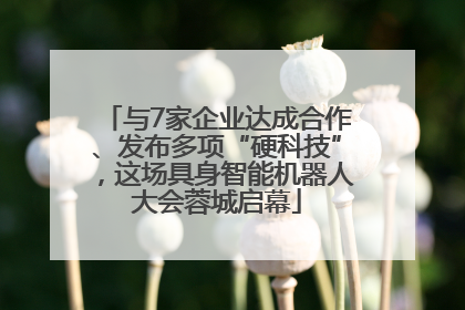 与7家企业达成合作、发布多项“硬科技”，这场具身智能机器人大会蓉城启幕