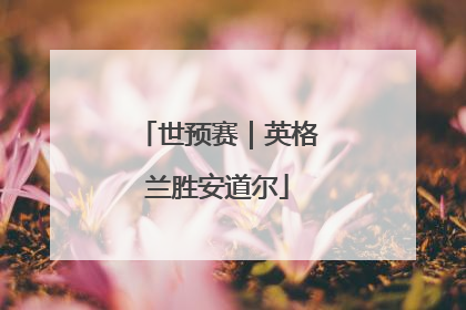世预赛｜英格兰胜安道尔