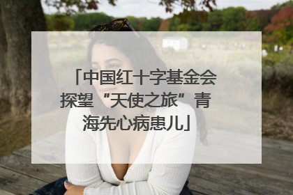 中国红十字基金会探望“天使之旅”青海先心病患儿