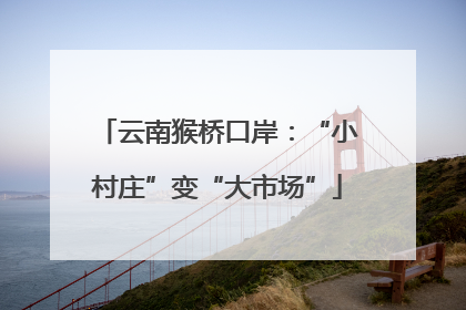 云南猴桥口岸：“小村庄”变“大市场”