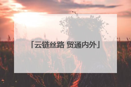 云链丝路 贸通内外