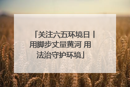 关注六五环境日丨用脚步丈量黄河 用法治守护环境