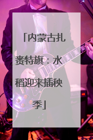 内蒙古扎赉特旗：水稻迎来插秧季