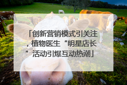 创新营销模式引关注，植物医生“明星店长”活动引爆互动热潮
