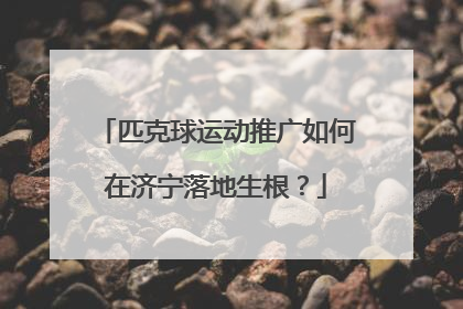 匹克球运动推广如何在济宁落地生根？