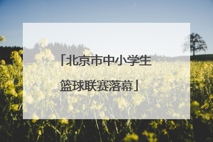 北京市中小学生篮球联赛落幕