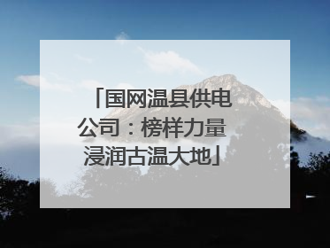 国网温县供电公司：榜样力量浸润古温大地
