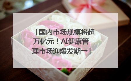 国内市场规模将超万亿元！AI健康管理市场迎爆发期→