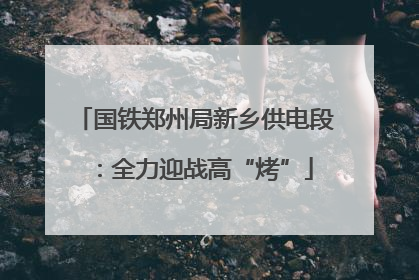国铁郑州局新乡供电段：全力迎战高“烤”