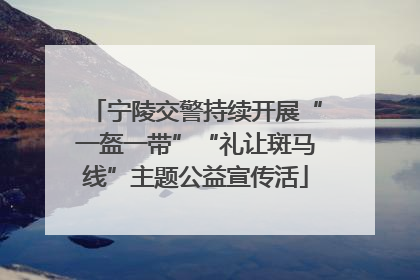 宁陵交警持续开展“一盔一带”“礼让斑马线”主题公益宣传活