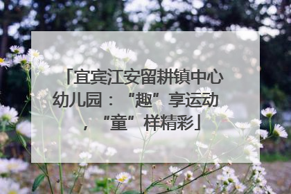 宜宾江安留耕镇中心幼儿园：“趣”享运动，“童”样精彩