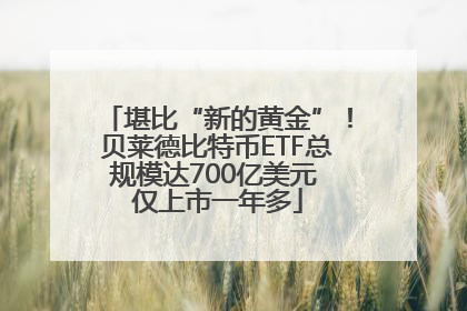 堪比“新的黄金”！贝莱德比特币ETF总规模达700亿美元 仅上市一年多