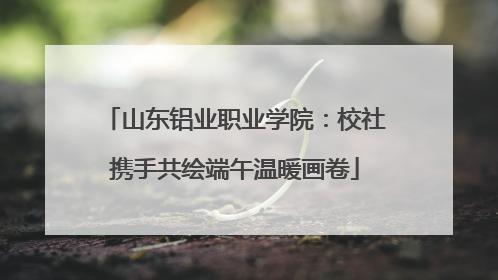 山东铝业职业学院：校社携手共绘端午温暖画卷