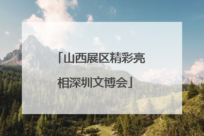 山西展区精彩亮相深圳文博会
