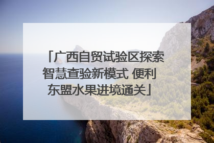 广西自贸试验区探索智慧查验新模式 便利东盟水果进境通关