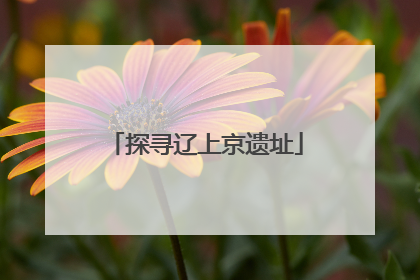 探寻辽上京遗址