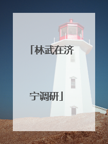 林武在济宁调研