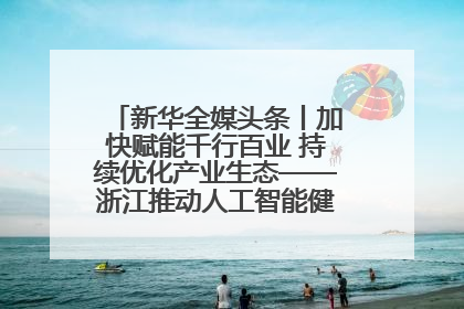新华全媒头条丨加快赋能千行百业 持续优化产业生态——浙江推动人工智能健康有序发展观察