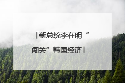 新总统李在明“闯关”韩国经济
