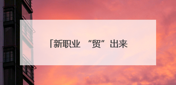 新职业 “贸”出来｜智慧仓的大管家