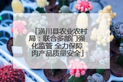 潢川县农业农村局：联合多部门强化监管 全力保障肉产品质量安全
