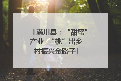 潢川县：“甜蜜”产业  “桃”出乡村振兴金路子