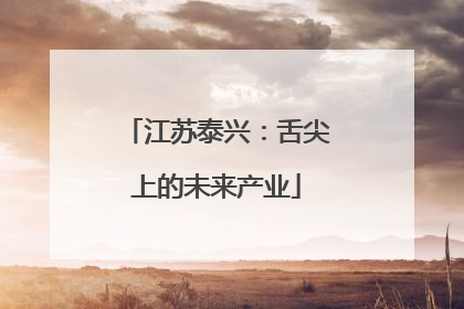 江苏泰兴：舌尖上的未来产业
