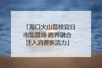 海口火山荔枝夏日市集登场 跨界融合注入消费新活力