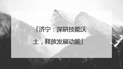 济宁：深耕技能沃土，释放发展动能