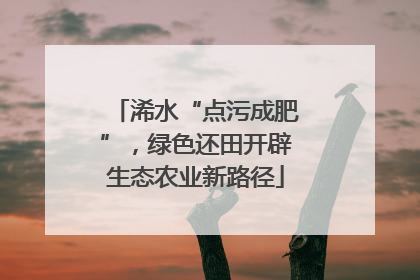 浠水“点污成肥”，绿色还田开辟生态农业新路径