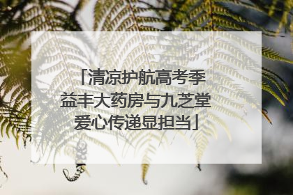 清凉护航高考季 益丰大药房与九芝堂爱心传递显担当