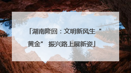 湖南隆回：文明新风生“黄金” 振兴路上展新姿