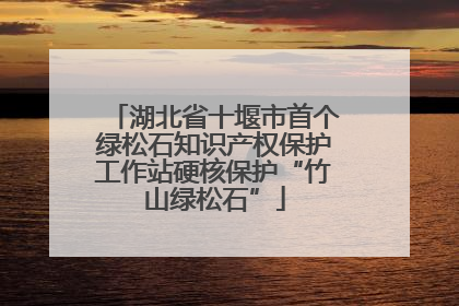 湖北省十堰市首个绿松石知识产权保护工作站硬核保护“竹山绿松石”
