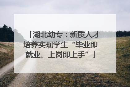 湖北幼专：新质人才培养实现学生“毕业即就业、上岗即上手”