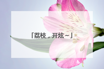 荔枝，开炫～