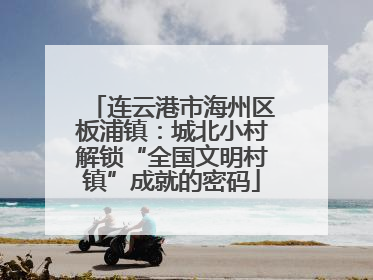 连云港市海州区板浦镇：城北小村解锁“全国文明村镇”成就的密码