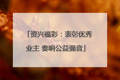 资兴福彩：表彰优秀业主 奏响公益强音