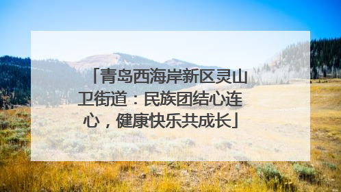 青岛西海岸新区灵山卫街道：民族团结心连心，健康快乐共成长