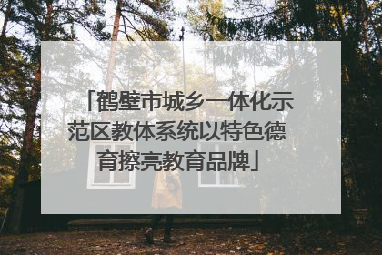 鹤壁市城乡一体化示范区教体系统以特色德育擦亮教育品牌